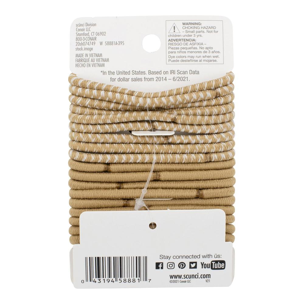 Scünci Color Match No Damage 4mm Elastics Blond, 18 CT-043194588817-LR-201305-3-LR eShop