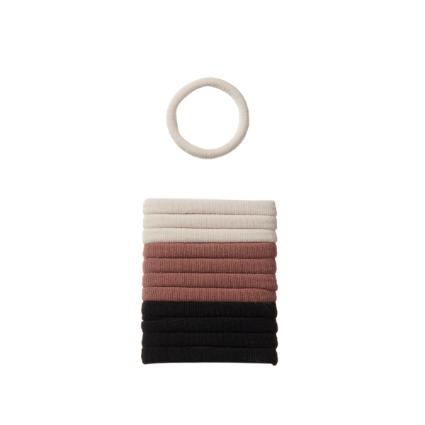 scünci Consciously Minded Ribbed Ponytailers, 12 count-043194103829-LR-364135-2-LR eShop