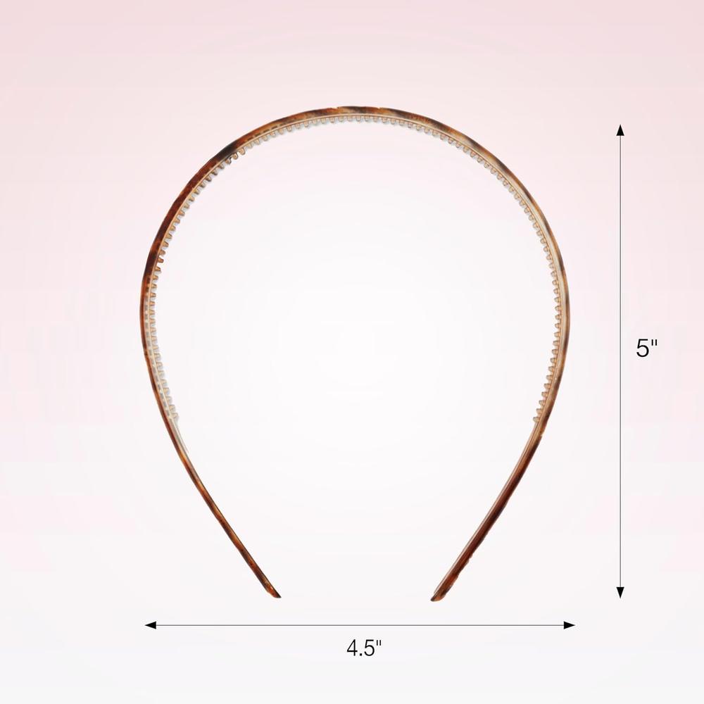 scünci Effortless Beauty Skinny Headbands - Neutrals, 4 count-043194369669-LR-184320-5-LR eShop