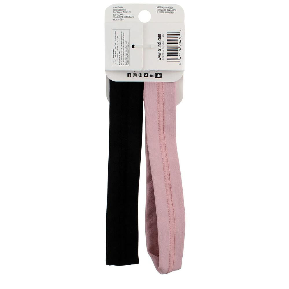 scünci Everyday & Active No-Slip Grip Silicone Luxe Headwraps, 2 count-043194204304-LR-302025-2-LR eShop