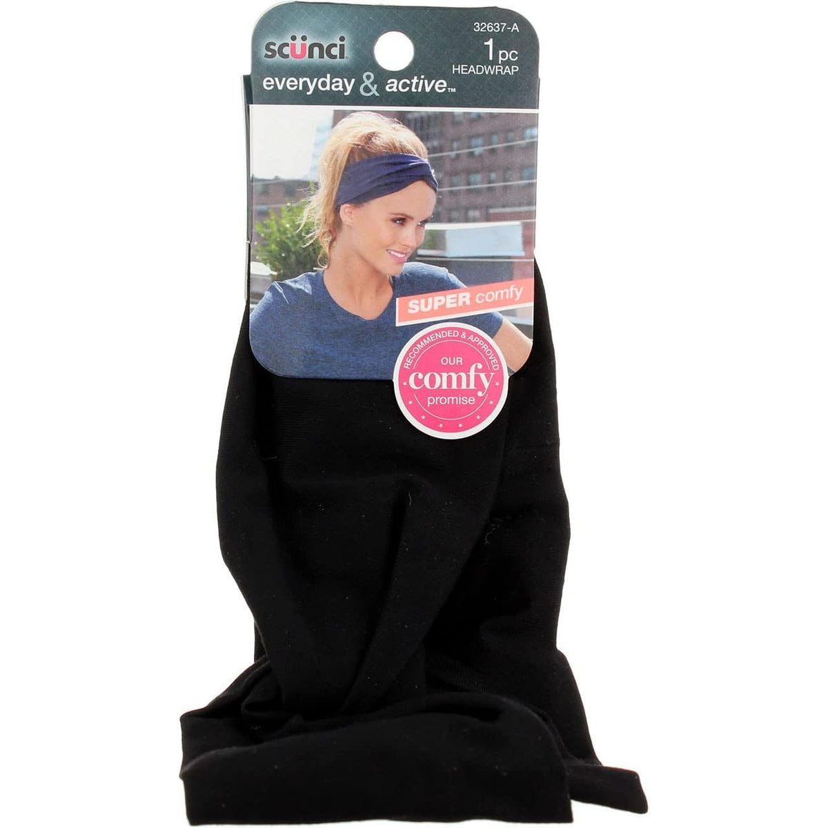 scünci Everyday & Active Super Comfy Headwrap - Black-043194326372-LR-331139-2-LR eShop