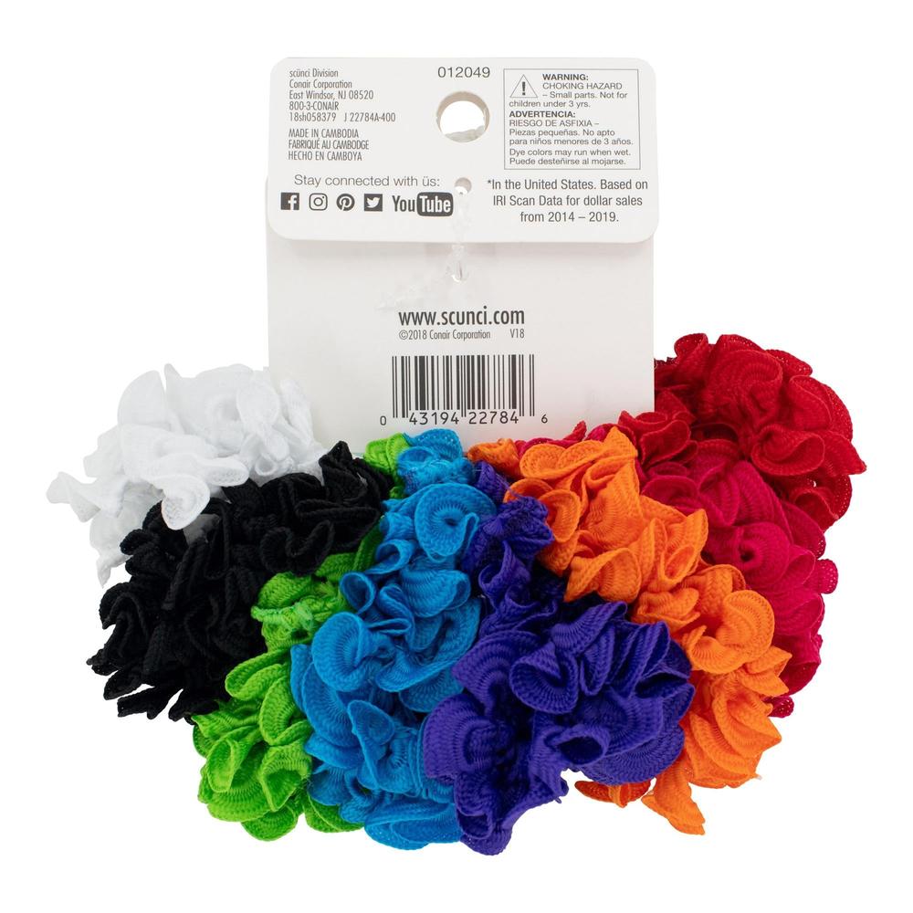 Scünci Girl Ruffle Polytailers, 8 CT-043194227846-LR-207273-3-LR eShop