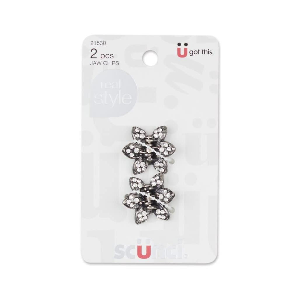 scünci Metal Flower Jaw Clips, 2 count-043194215300-LR-332515-1-LR eShop