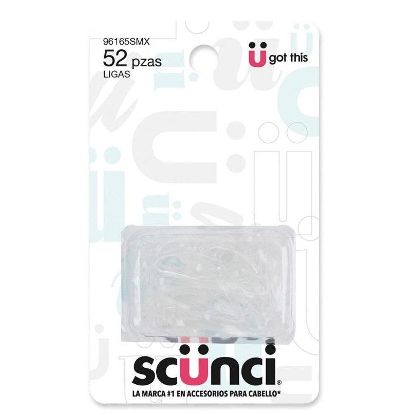 scünci No Damage Elastic Polybands - Clear, 52 count-043194161652-LR-148291-1-LR eShop