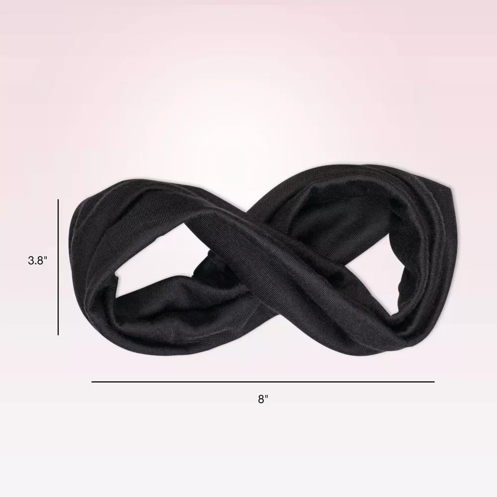 scünci No Damage Total Comfort Extra Wide Headbands - Gray and Black, 2 count-043194383801-LR-274379-4-LR eShop