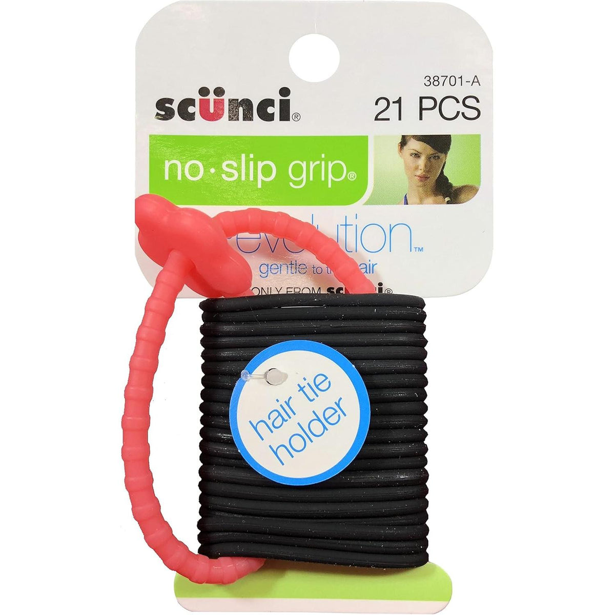 scünci No-Slip Grip Gel Evolution Ponytailers with Holder, 21 count-043194387014-LR-233762-1-LR eShop