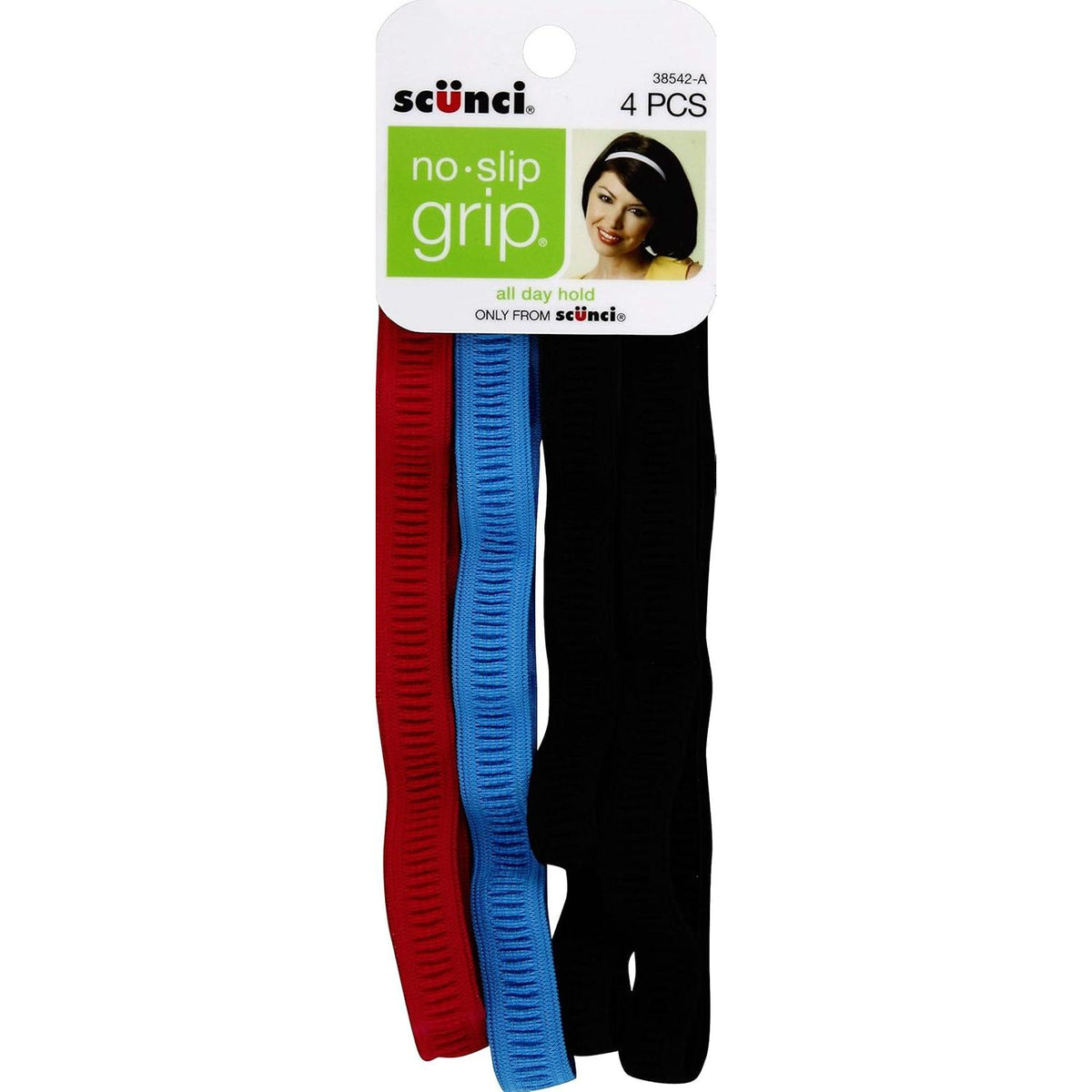 scünci No-Slip Grip Headwraps - Assorted Colors, 4 count-043194385423-LR-274381-1-LR eShop