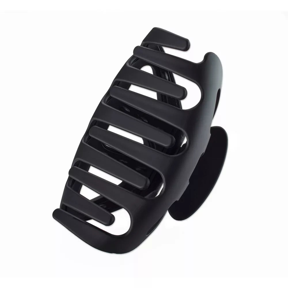 scünci No-Slip Grip Recycled Extra Large Claw Clip For Extra Thick Hair - Matte Black-043194326945-LR-335044-2-LR eShop