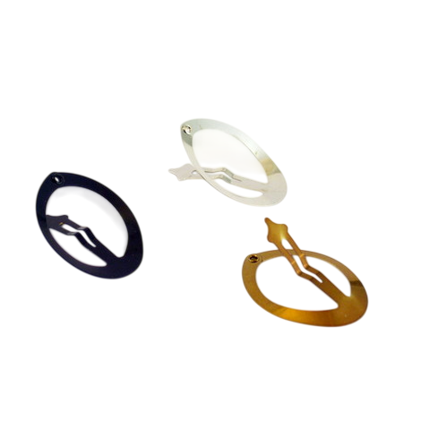 scünci Oval Open Center Snap Clips - Assorted Metals, 10 count-043194326587-LR-335021-2-LR eShop