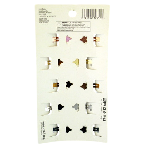 scünci Oval Open Center Snap Clips - Assorted Metals, 10 count-043194326587-LR-335021-4-LR eShop