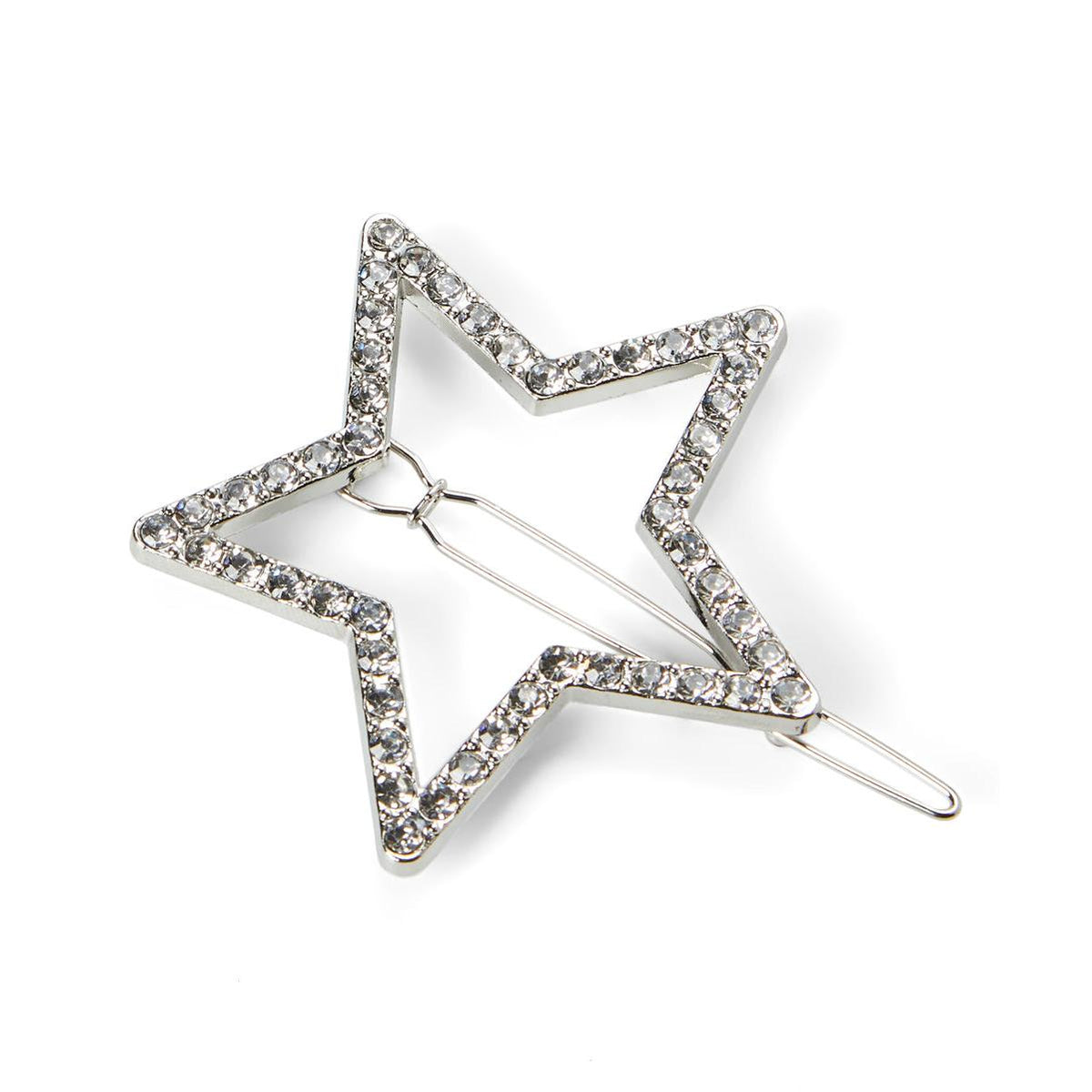 scünci Real Style Open Center Star Barrette - Silver-043194326495-LR-348438-2-LR eShop