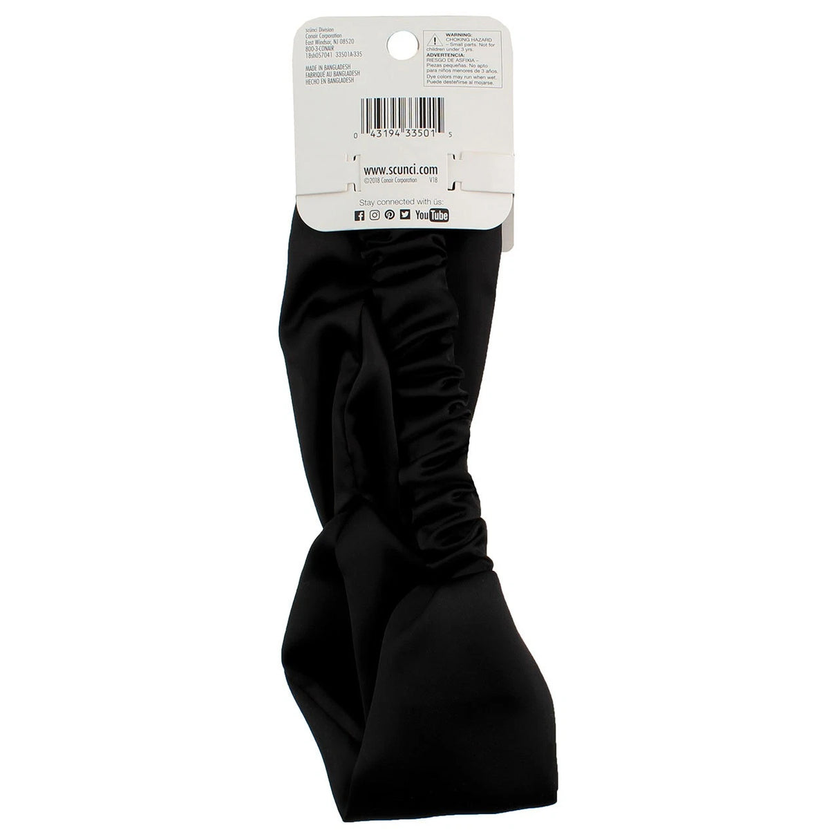 scünci Real Style Satin Turban Headwrap - Black-043194335015-LR-335413-2-LR eShop