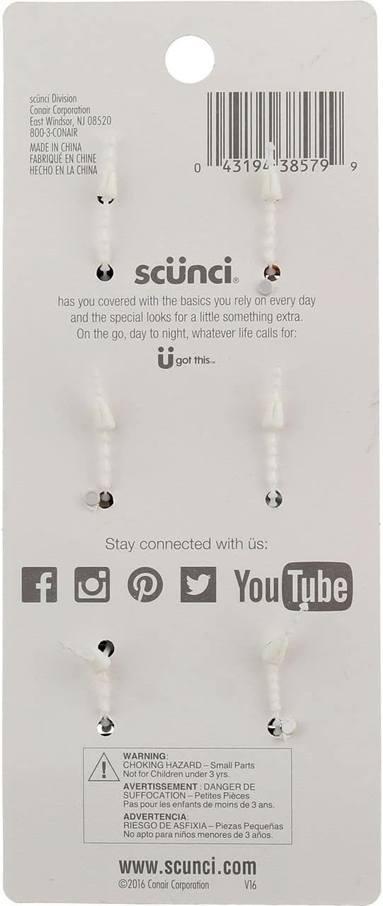 scünci Small Octopus Jaw Clips - Assorted Color, 6 count-043194385799-LR-274806-2-LR eShop