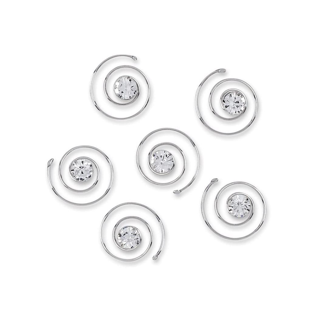 scünci Spin-In Hair Pins with Stones, 6 count-043194215287-LR-335039-2-LR eShop
