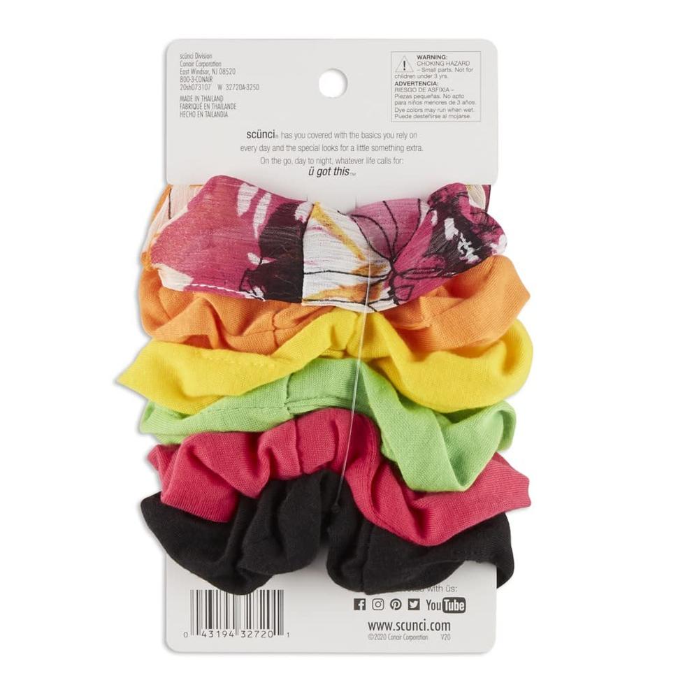 scünci The Original Scrunchie No Damage Value Pack - Assorted Colors, 6 count-043194327201-LR-326777-2-LR eShop