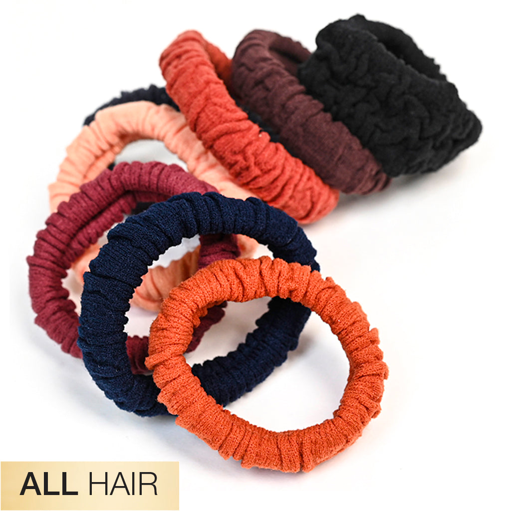 scünci Unbreakable Neutral Comfy Ponytailers for All Hair Types, 8 pack-043194103461-LR-357252-2-LR eShop