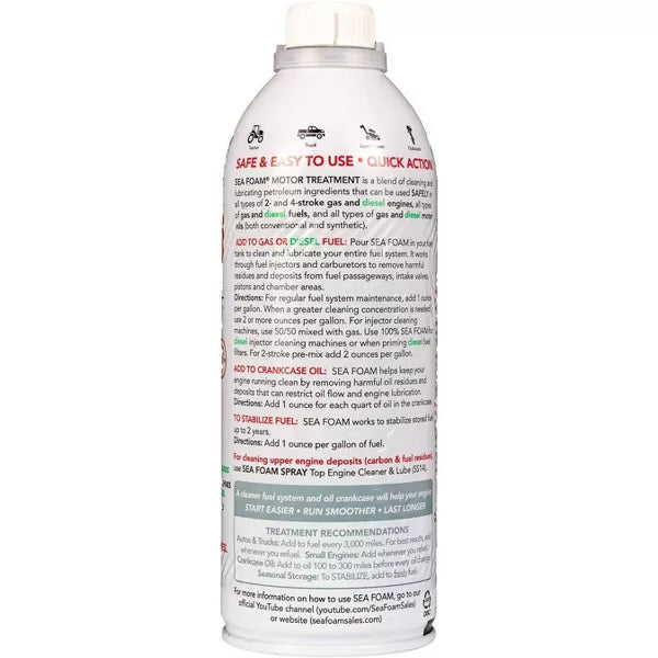 Sea-Foam Fuel & Emissions Additive Motor Treatment, 16 oz-018812000019-LR-353093-4-LR eShop