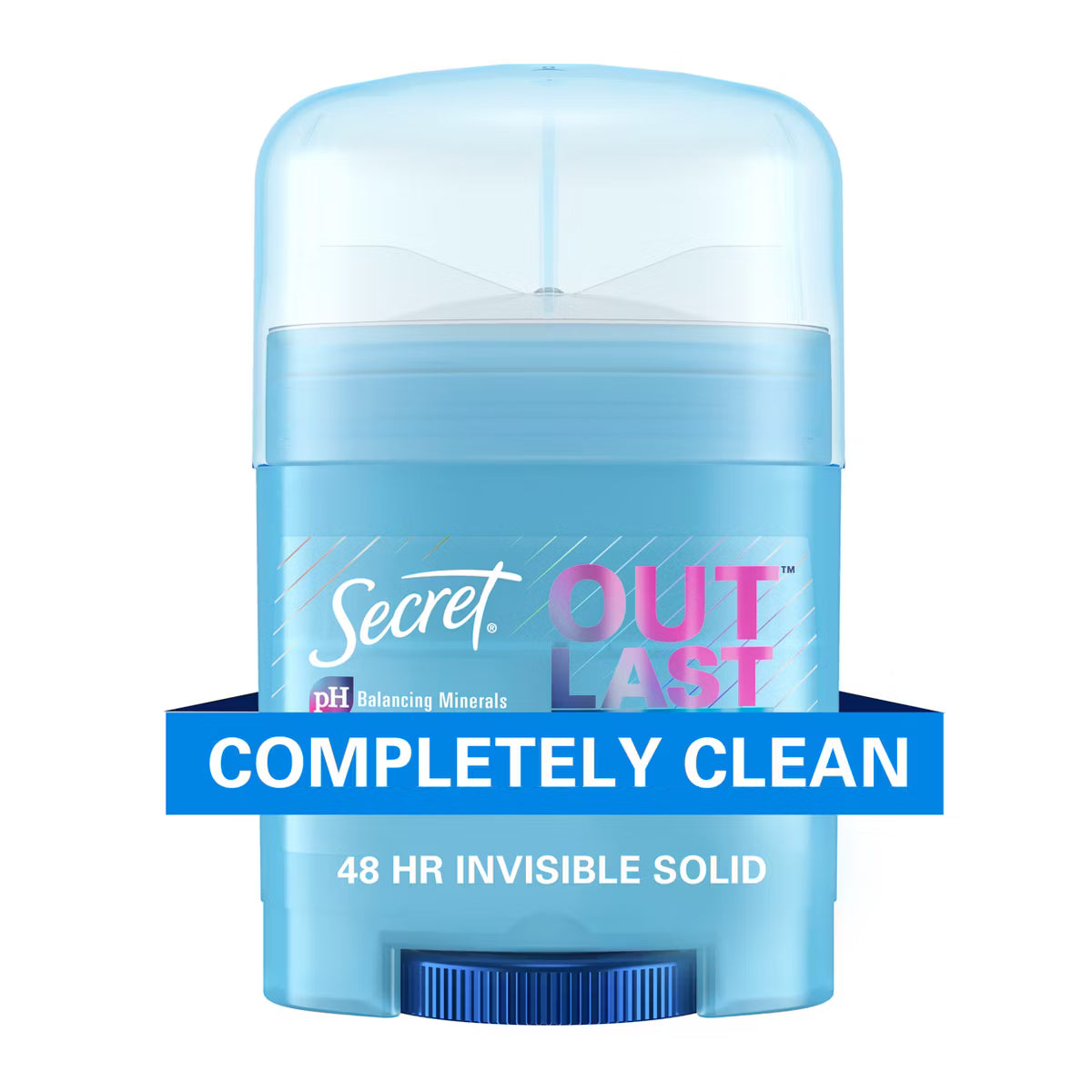 Secret Outlast Xtend Mini Invisible Solid Antiperspirant and Deodorant - Completely Clean, 0.5 oz-037000004967-LR-263966-1-LR eShop