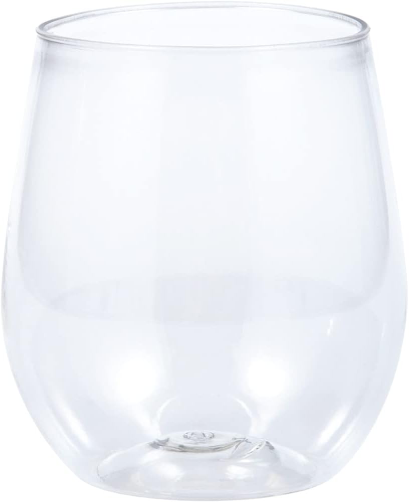 SENSATIONS 14 oz Plastic Stemless Wine Glasses, 4 count-092352988280-LR-354357-2-LR eShop