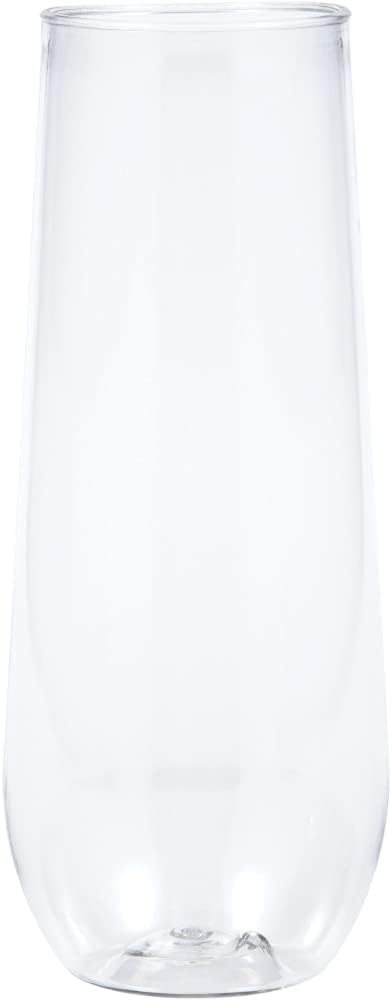 SENSATIONS 9 oz Plastic Stemless Champagne Flute, 4 count-092352988297-LR-354358-2-LR eShop