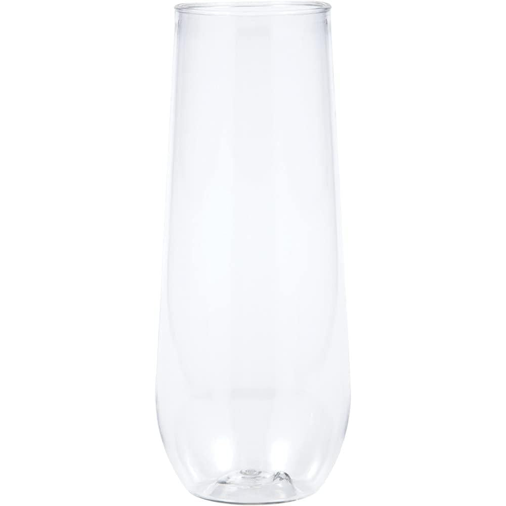 SENSATIONS 9 oz Plastic Stemless Champagne Flute, 4 count-092352988297-LR-354358-2-LR eShop