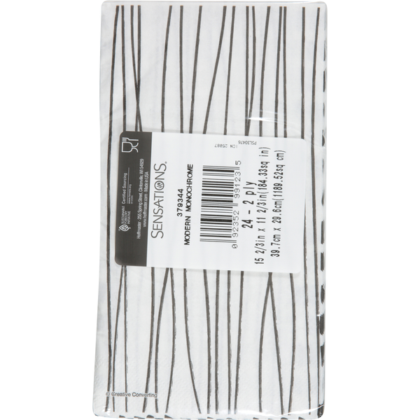 SENSATIONS Dinner Napkin - Modern Monochrome, 24 count-092352991235-LR-361402-3-LR eShop