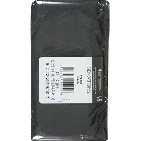 SENSATIONS Dinner Napkins - Black Velvet, 40 count-092352991204-LR-361399-3-LR eShop