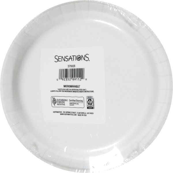 SENSATIONS Premium Paper Dinner Plates - Modern Monochrome, 20 count-092352991129-LR-361391-3-LR eShop