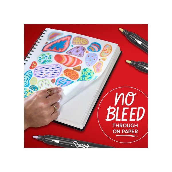 Sharpie Bullet Tip Water-Based Acrylic Markers, Earth Tones, 12 Ct-071641229198-LR-363174-4-LR eShop