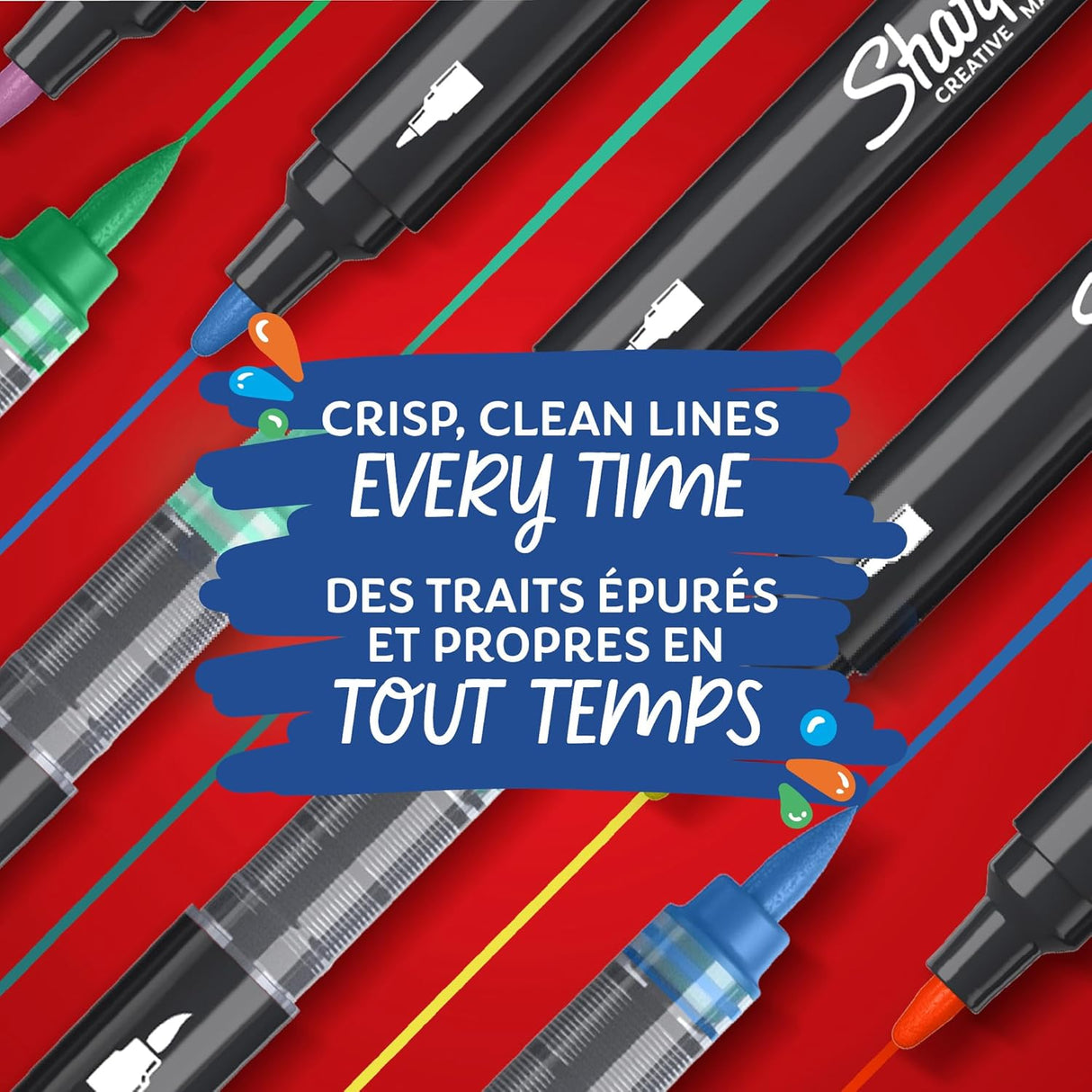 Sharpie Creative Markers, Acrylic, Bullet Tip - Assorted, 2 count-716412186286-LR-359437-6-LR eShop