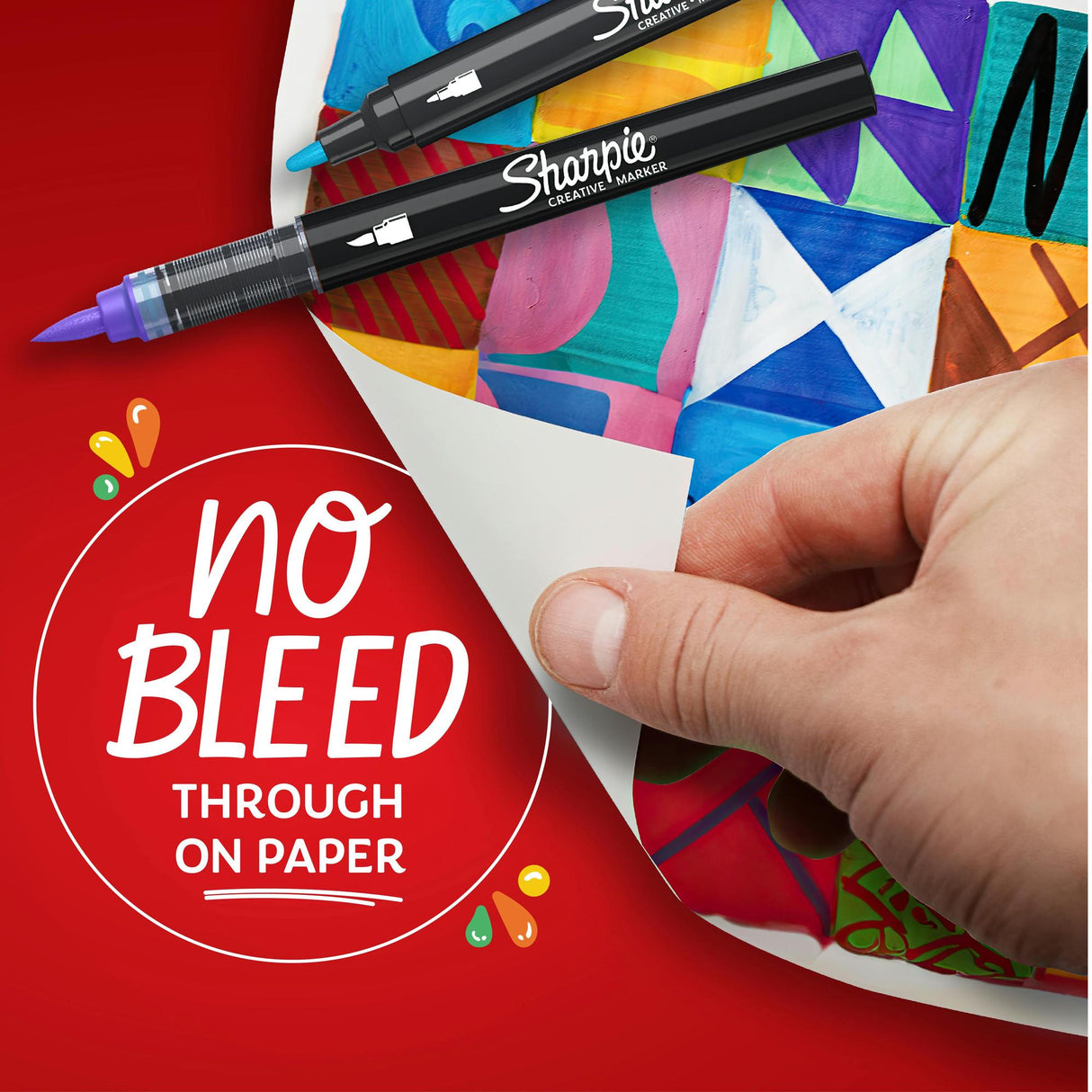 Sharpie Creative Markers, Acrylic, Bullet Tip - Earth Tones, 5 count-716412186354-LR-359438-4-LR eShop