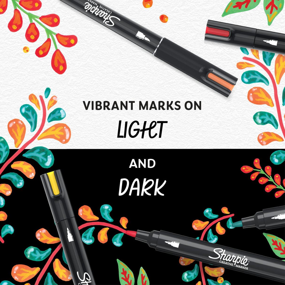 Sharpie Creative Markers, Acrylic, Bullet Tip - Earth Tones, 5 count-716412186354-LR-359438-5-LR eShop