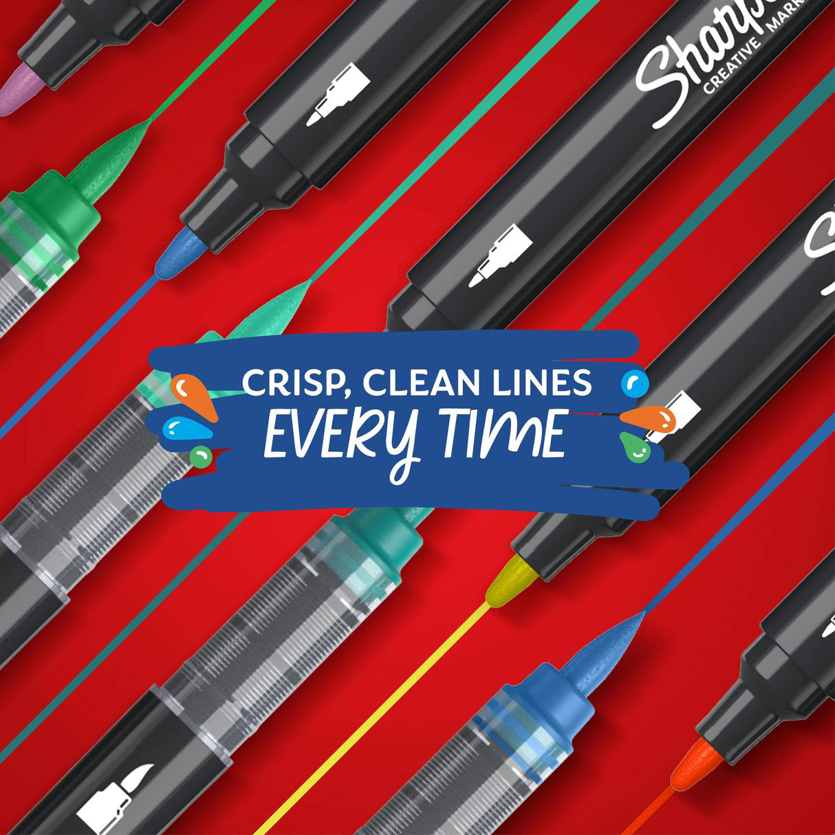 Sharpie Creative Markers, Acrylic, Bullet Tip - Earth Tones, 5 count-716412186354-LR-359438-6-LR eShop