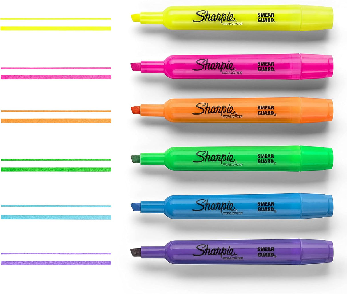 Sharpie Tank Style Chisel Tip Fluorescent Highlighter - Assorted, 12 count-071641251458-LR-349365-2-LR eShop