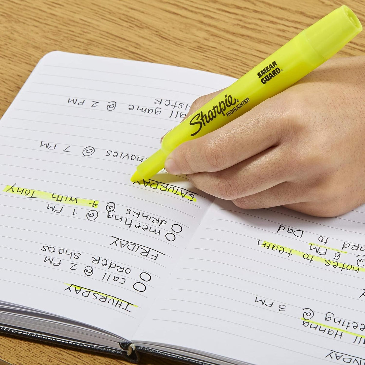 Sharpie Tank Style Chisel Tip Fluorescent Highlighter - Assorted, 12 count-071641251458-LR-349365-5-LR eShop