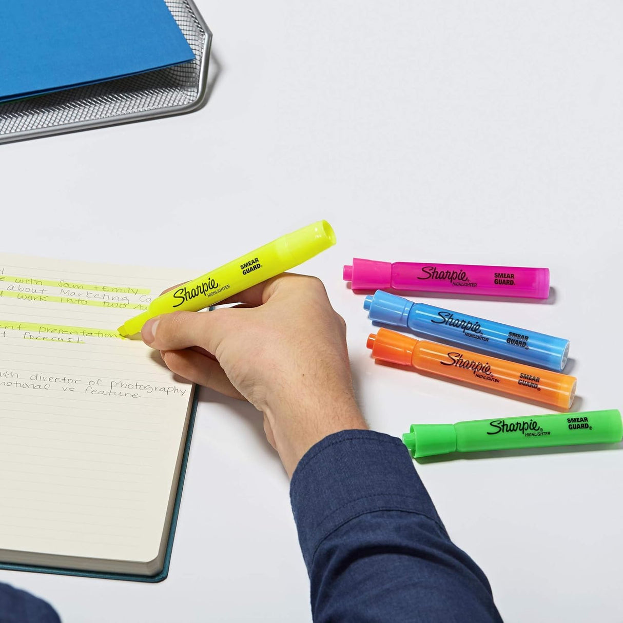 Sharpie Tank Style Chisel Tip Fluorescent Highlighter - Assorted, 12 count-071641251458-LR-349365-6-LR eShop