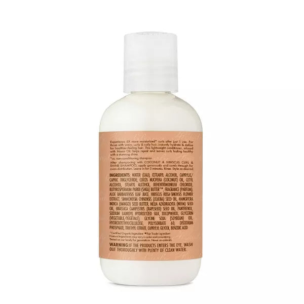 SheaMoisture Coconut & Hibiscus Curl & Shine Conditioner For Thick Curly Hair, 3.2 oz-764302290728-LR-337182-2-LR eShop