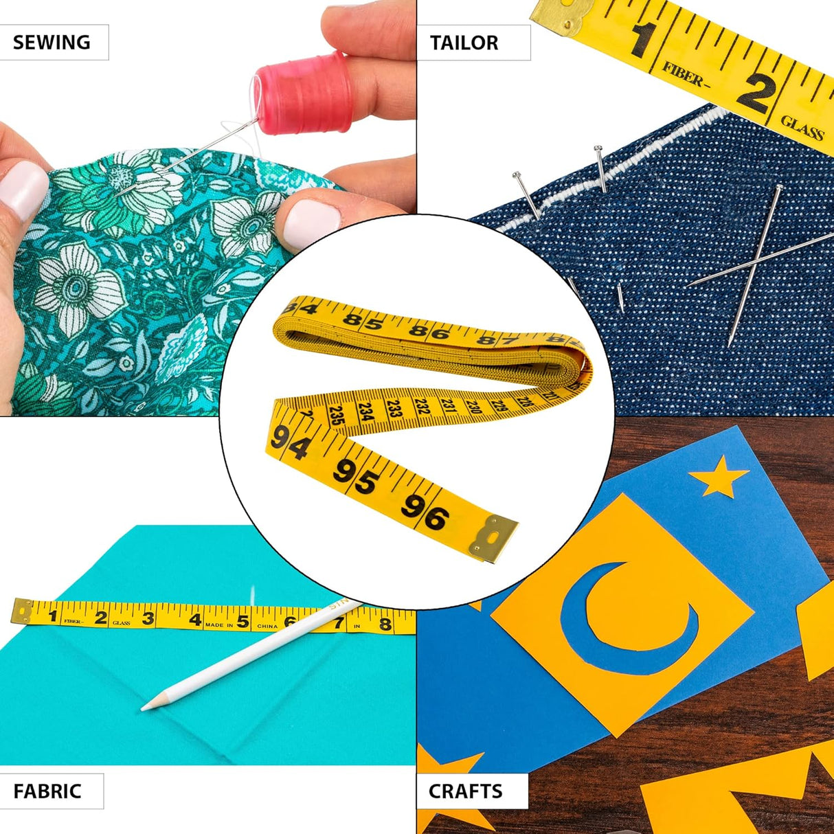 SINGER Extra Long Vinyl Tape Measure, 96 inches-075691002589-LR-00455-3-LR eShop