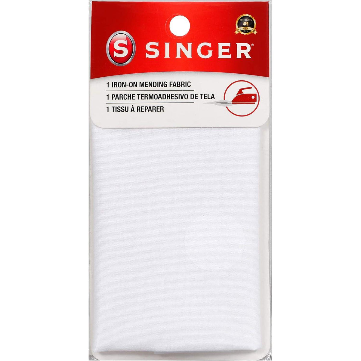 SINGER Iron-On Mending Fabric -White-075691000974-LR-82115-1-LR eShop