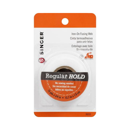 SINGER Regular Hold Iron-On Fusing Web, 3/4"w x 15 yds-075691002220-LR-81802-1-LR eShop