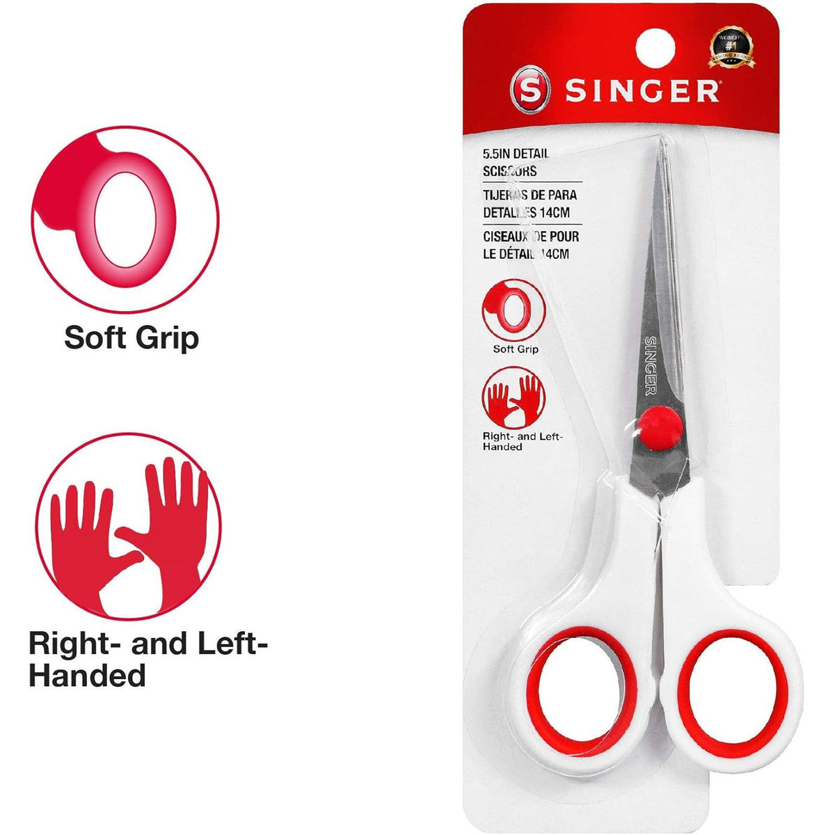 SINGER Sewing Scissors with Comfort Grip-075691004484-LR-00457-8-LR eShop