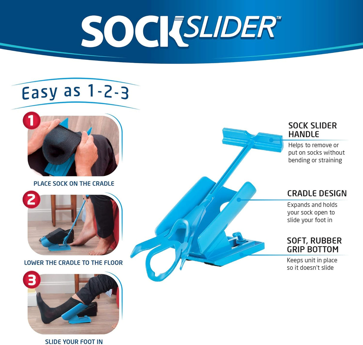 Sock Slider - The Easy on, Easy off Sock Aid Kit and Shoe Horn-740275048474-LR-319062-7-LR eShop