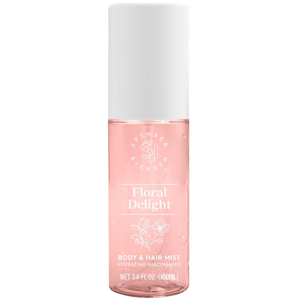 Spenser & Jensen Hydrating Body & Hair Mist, 3.4 fl oz, Floral Delight-850042774878-LR-357236-1-LR eShop