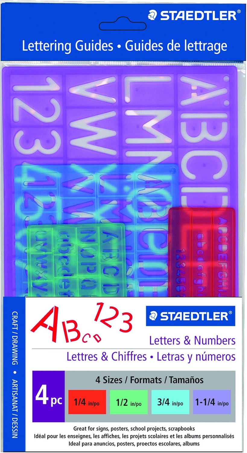 Staedtler Lettering Guides - Letters & Number, 4 count-031901911416-LR-326764-1-LR eShop
