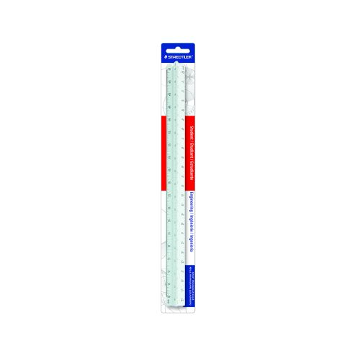 Staedtler Mars Engineering Triangular Scale, 12" White-031901907174-LR-324585-1-LR eShop