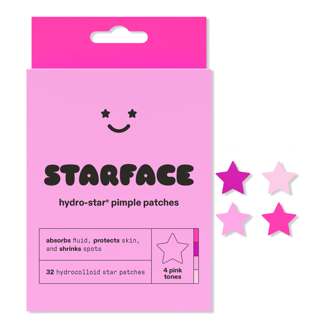 STARFACE Hydro-Star Pimple Patches - Pink Star, 32 count-850036696810-LR-359693-1-LR eShop