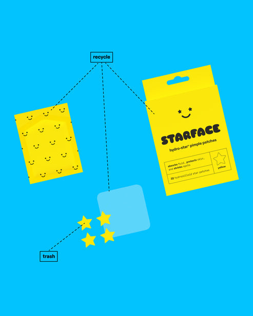 STARFACE Hydro-Star Pimple Patches - Yellow Star, 32 count-860002106816-LR-359695-7-LR eShop