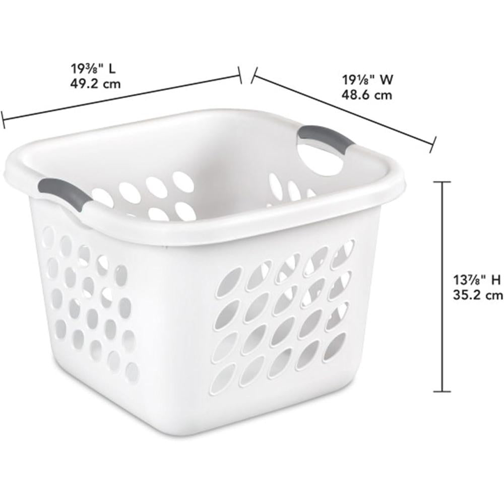 Sterilite Ultra Square Laundry Basket, 1.5 Bushel-073149121783-LR-221990-2-LR eShop