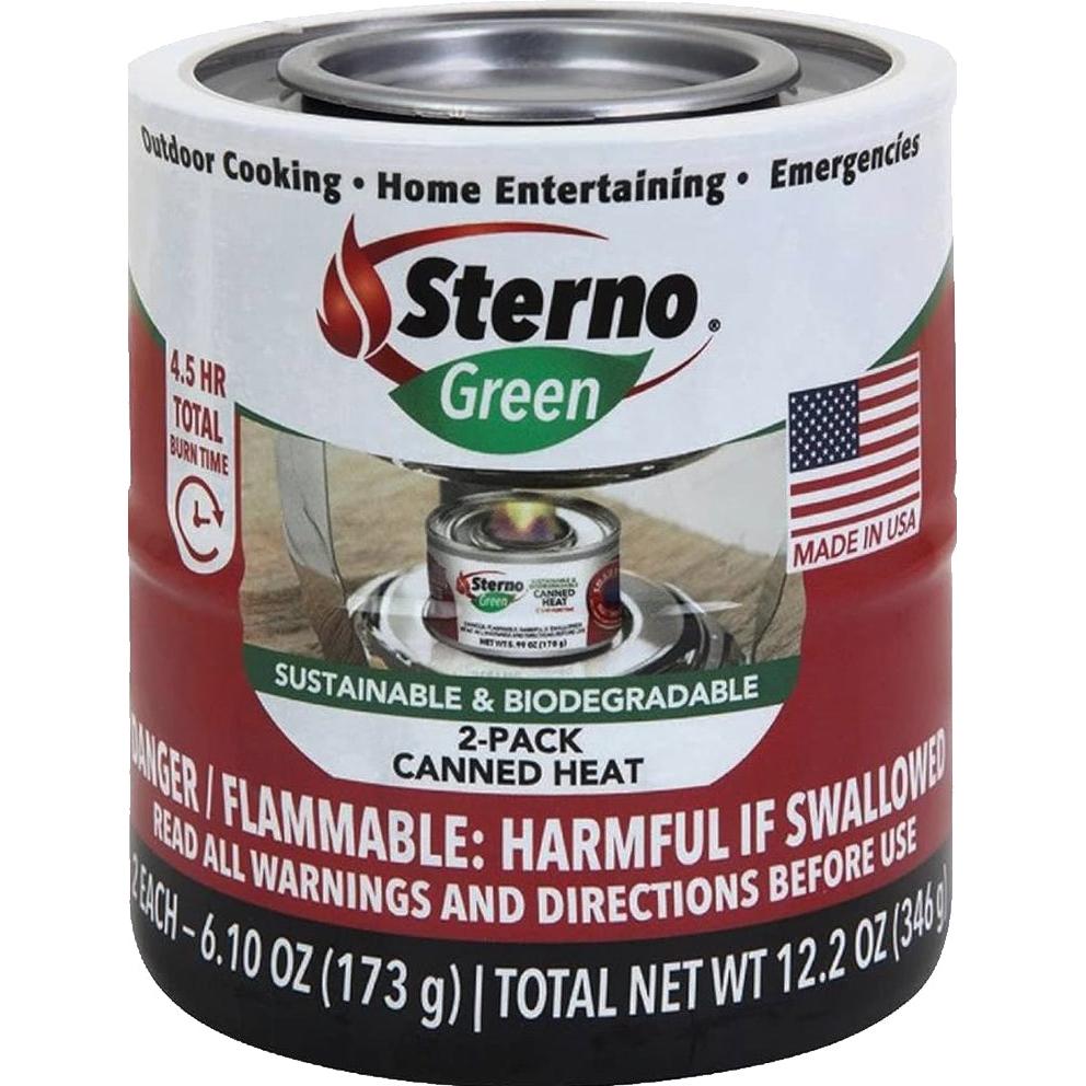 Sterno Gel Canned Cooking Fuel - 2.25 Hour Burn Time, 2 pack-076642203659-LR-335877-1-LR eShop