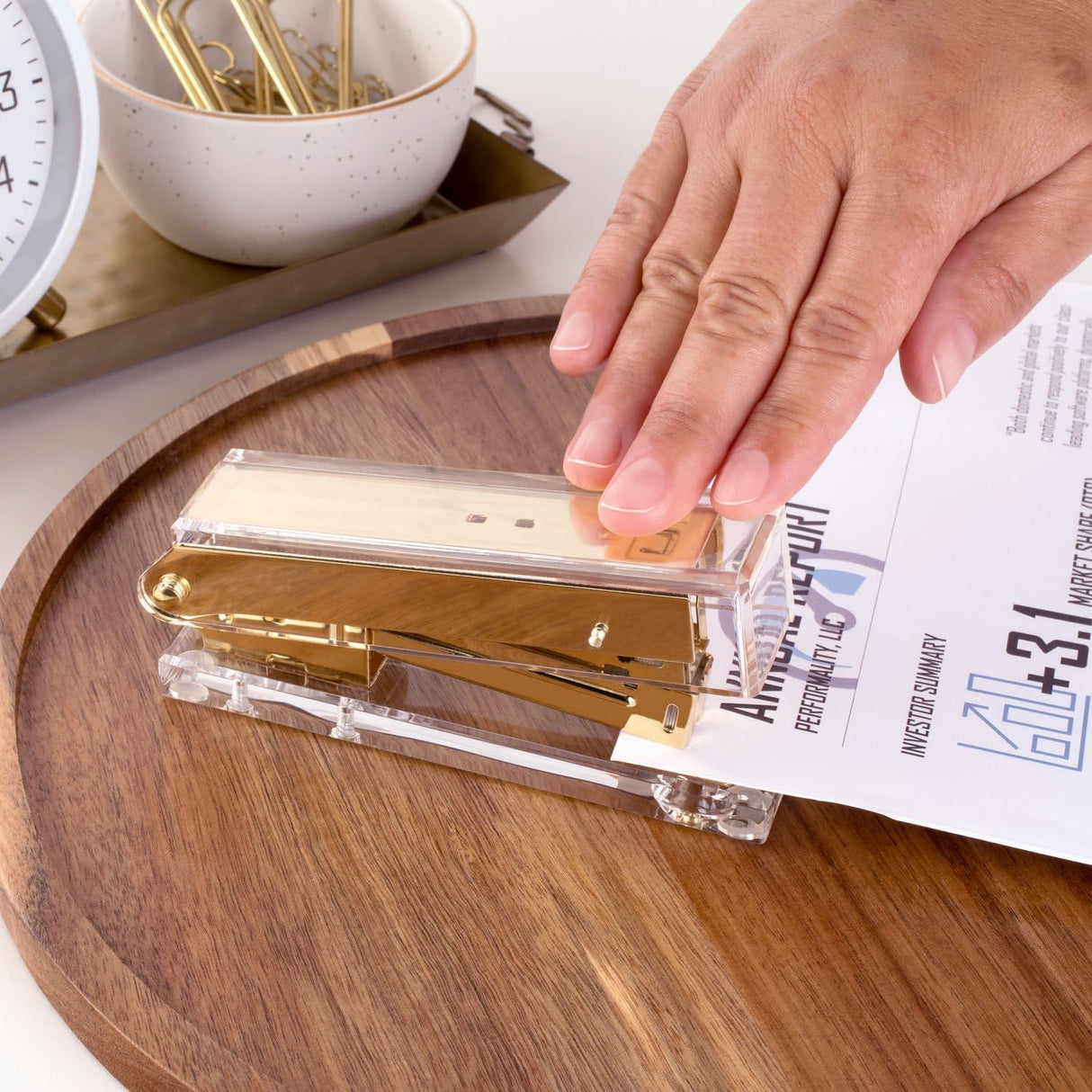 Swingline Compact Clear Acrylic + Gold Stapler-074711000116-LR-358295-6-LR eShop